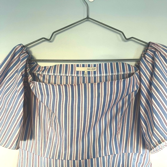 OAK+FORT off-the-shoulder midi summer dress - Picture 4 of 5